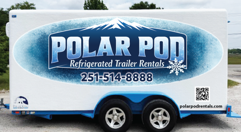 16 foot Polar King refrigerated trailer from Polar Pod Rentals